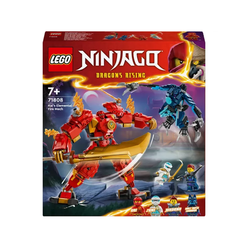 LEGO NINJAGO Set 71808 — 322 Teile, 4 Minifiguren, Höhe 160 mm, Alter 7+