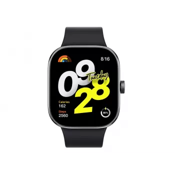 Xiaomi Redmi Watch 4 – Smartwatch mit Armband – TPU – Schwarz – Handgelenkumfang: 135–205 mm – Anzeige 5 cm (1,97)