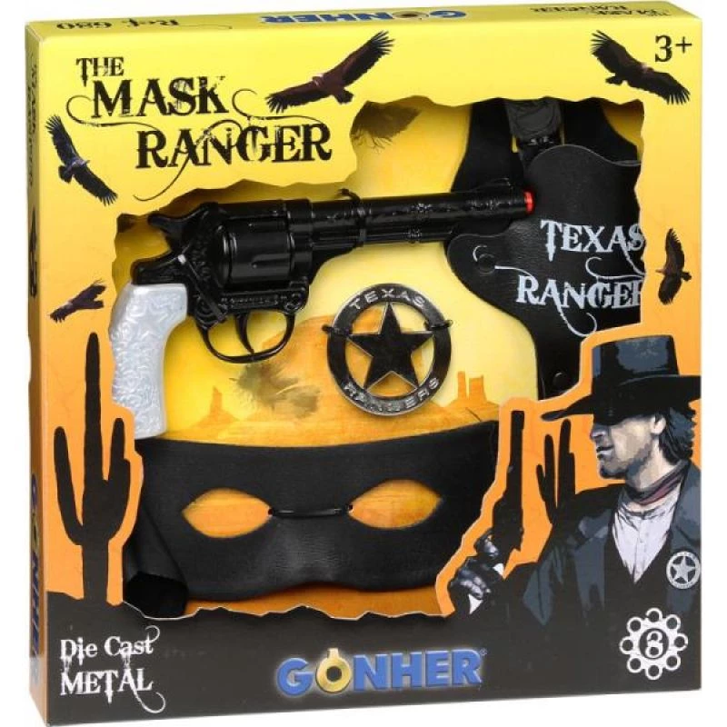 Gonher Cowboy-Set mit Maske
