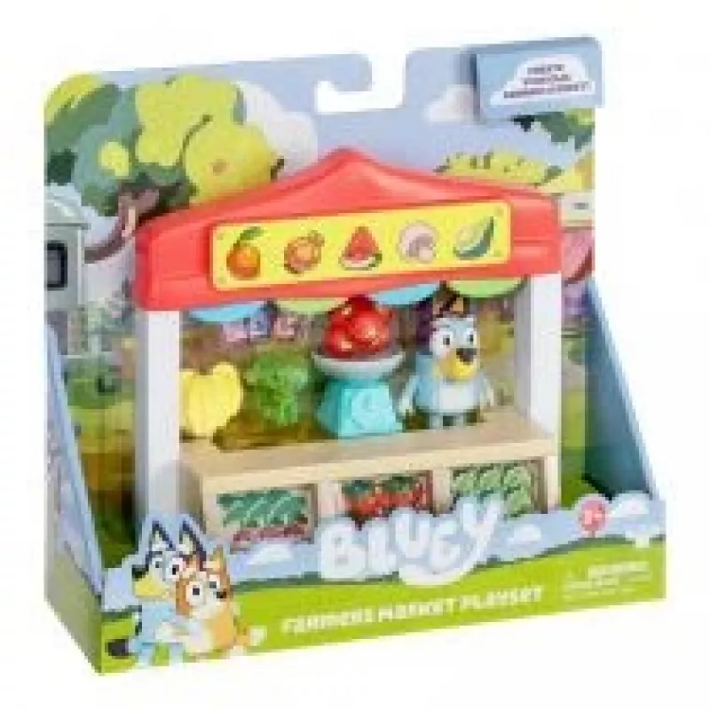 Spielzeugfiguren-Set TMTOYS Mini Bluey Lebensmittelladen BLU17555 – Mini-Figurenset für Spielspaß