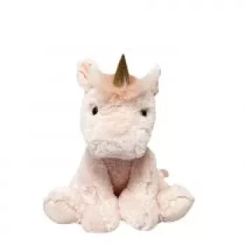 Plüschtier TULILO Maskottchen Lily Einhorn 30 cm — weiches Stofftier, sitzendes Design