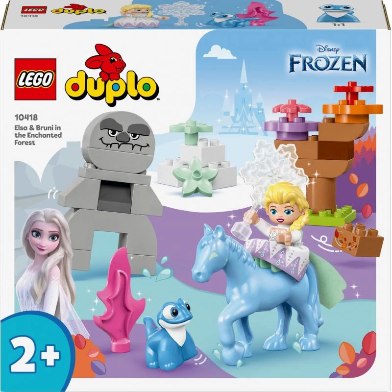 LEGO DUPLO Spielset 10418 — Disney Elsa und Bruni im verzauberten Wald, 31 Teile, 2+ Jahre