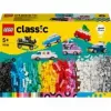 LEGO Classic Kreative Fahrzeuge Buntes Modellauto-Set mit Polizeiauto-Spielzeug & 11023 Klassische grüne Grundplatte Quadrat 32x32 Noppen Baugras