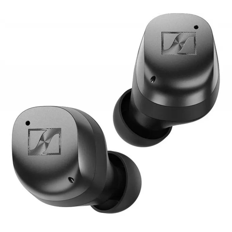 SENNHEISER Momentum MTW4 kabellose Bluetooth Noise-Cancelling Sport-Ohrhörer – Schwarz & Graphit