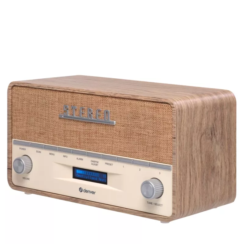 Tragbares Radio Denver DAB-36LW Digital-Tuner DAB+ 5W LCD