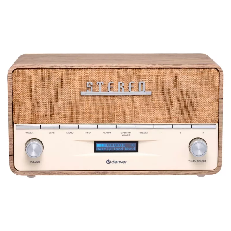 Tragbares Radio Denver DAB-36LW Digital-Tuner DAB+ 5W LCD