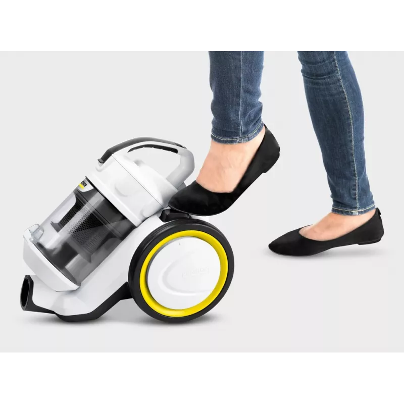 Zylinderstaubsauger Karcher VC 3 — Trockensauger für zu Hause, 700 W, 0,9 L beutellos, HEPA 13, Teleskoprohr, 1,5 m Schlauch