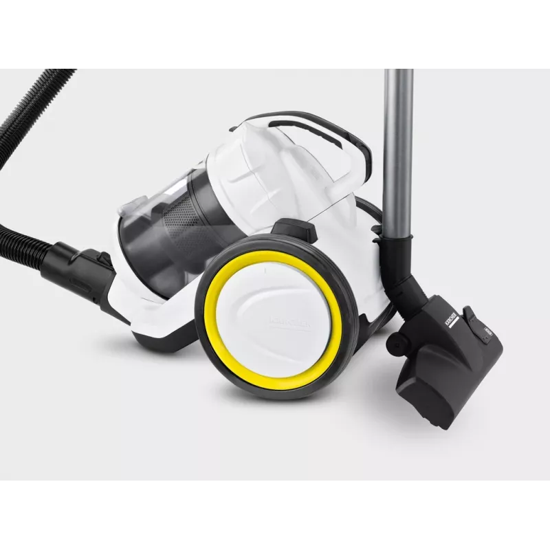 Zylinderstaubsauger Karcher VC 3 — Trockensauger für zu Hause, 700 W, 0,9 L beutellos, HEPA 13, Teleskoprohr, 1,5 m Schlauch