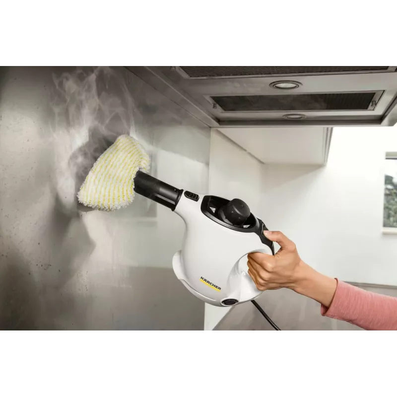 Kärcher SC 1 EasyFix Tragbarer Dampfreiniger 1200 W Schwarz, Weiß