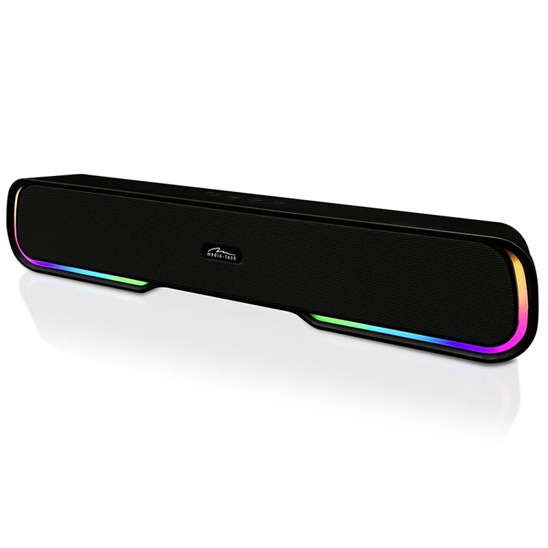 Lautsprecher MEDIA‑TECH Phantom MT3180 Soundbar 450W RMS, 80W batteriebetrieben, Bluetooth, kabelgebunden & kabellos, schwarz