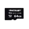 MicroSDXC-Speicherkarte PATRIOT VX Series 64 GB UHS-I U3 V30 Class 10 90/80 MB/s wasserdicht mit Schreibschutz