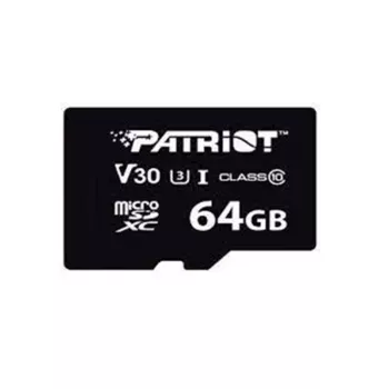 MicroSDXC-Speicherkarte PATRIOT VX Series 64 GB UHS-I U3 V30 Class 10 90/80 MB/s wasserdicht mit Schreibschutz