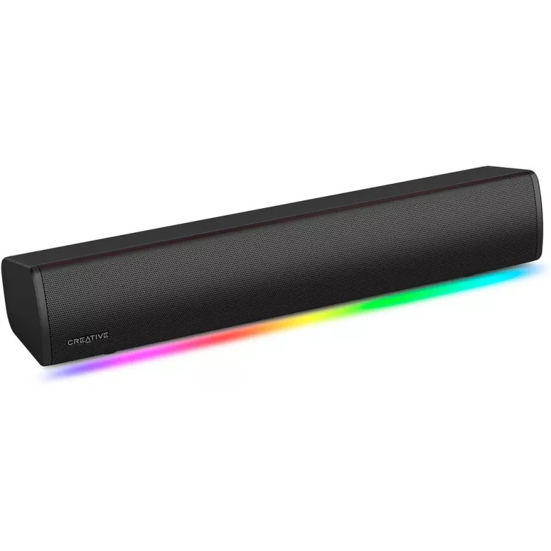 Sound Blaster GS3 Kompakte Gaming-Soundbar mit RGB und SuperWide-Technologie, USB-betrieben, Bluetooth 5.4, Kopfhörerausgang für PC und Mac