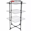 Wandmontierter Wäschetrockner VILEDA Mixer 3 Ultimate — Stahl, 30 m Trockenfläche, klappbar, Rollen, 131×93×71 cm