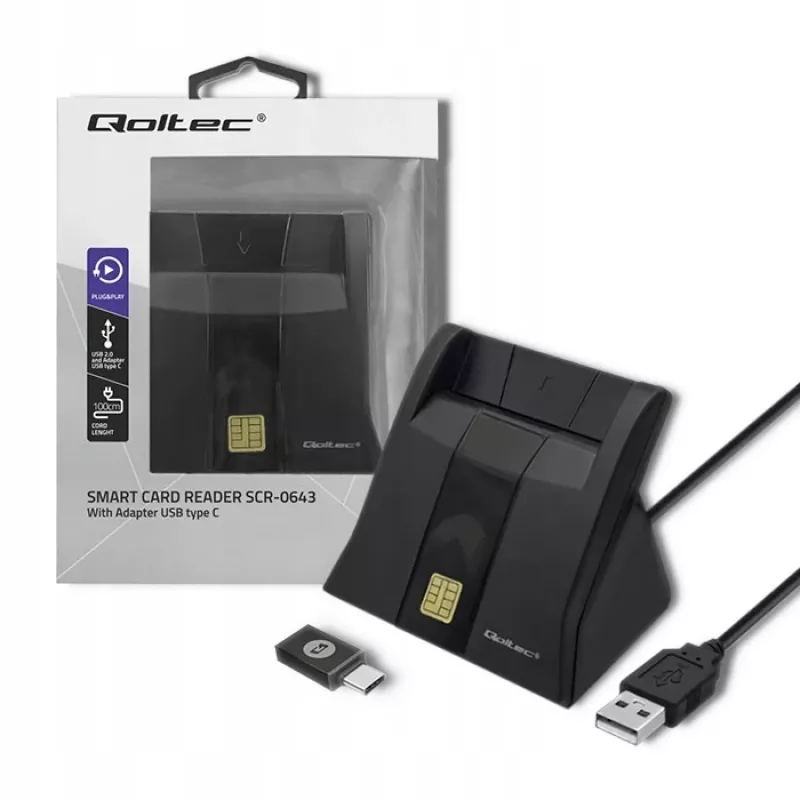 RFID-Lesegerät Qoltec 50643