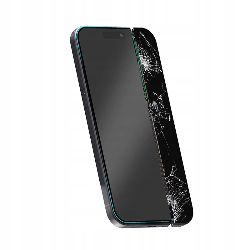 Hybridglas-Displayschutz Crong für iPhone 15 CRG-NANO-IP61 9H Härte kratzfest