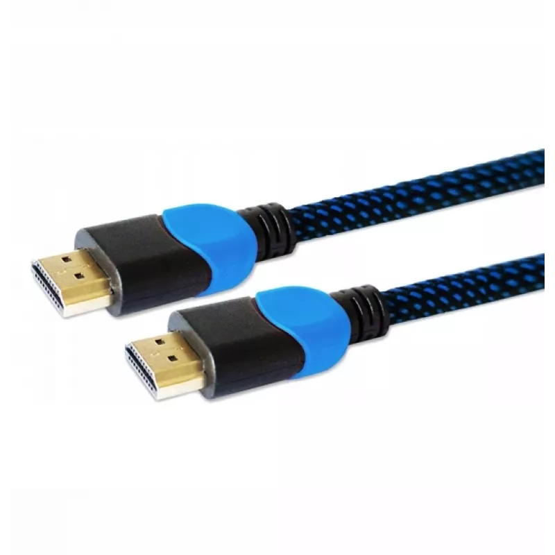 Savio GCL-02 HDMI-Kabel 1,8 m HDMI Typ A (Standard) Schwarz, Blau