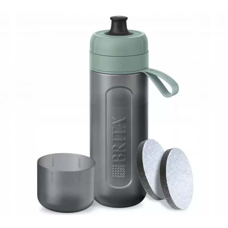 Brita Sports Wasserfilter-Flasche Active Dunkelgrün, Grün