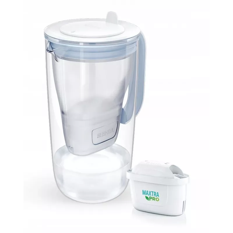 Tischwasserfilter BRITA 1050452, MAXTRA, 2,5 L Tank (1,4 L gefiltert), Blau/Weiß