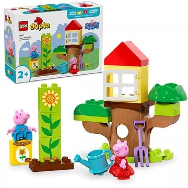 Lego 10431 Duplo Peppa Pig Garten und Baumhaus Spielset