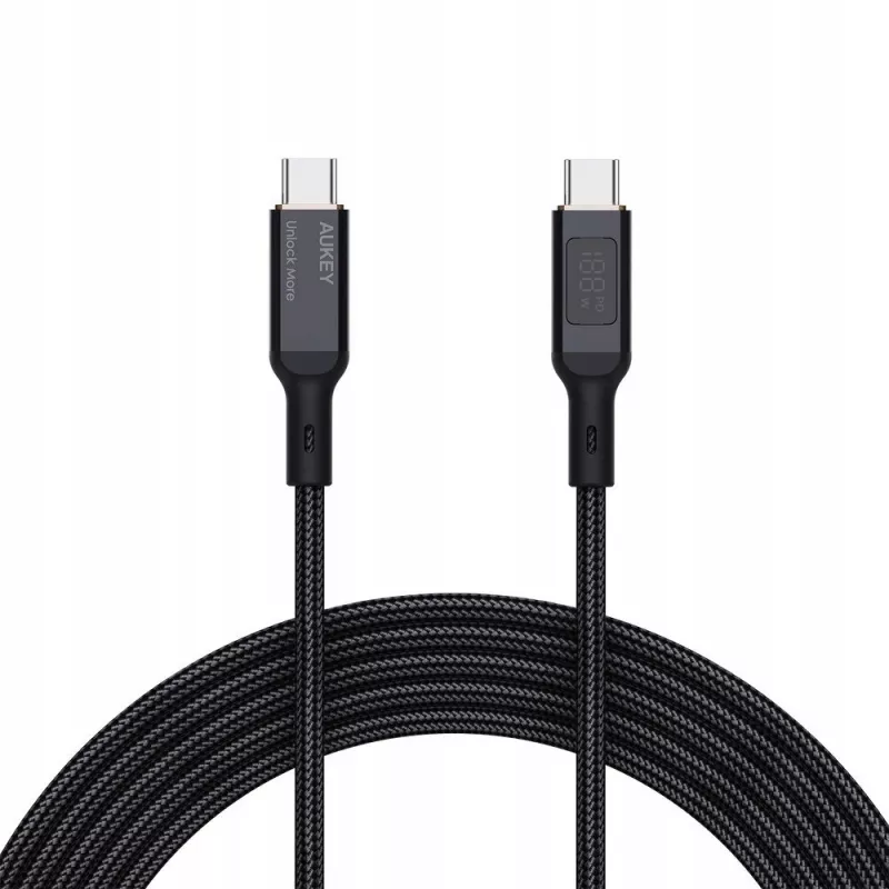 AUKEY CB-MCC102 USB-Kabel 1,8 m USB-C Schwarz 480 Gbit/s