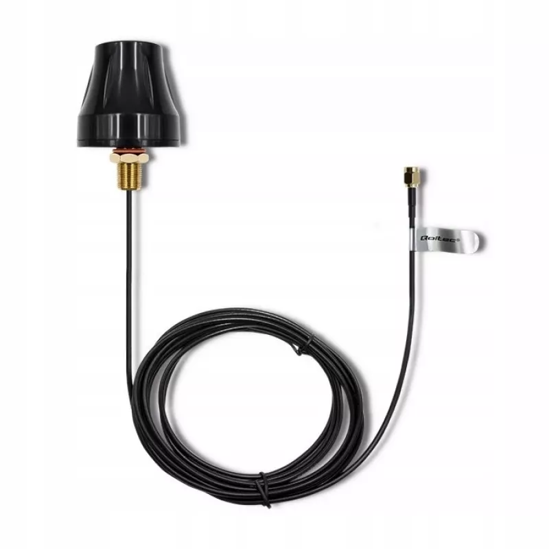 Rundstrahlende 4G-LTE-Antenne QOLTEC 57037, dual-polarisiert, 5 dBi Gewinn