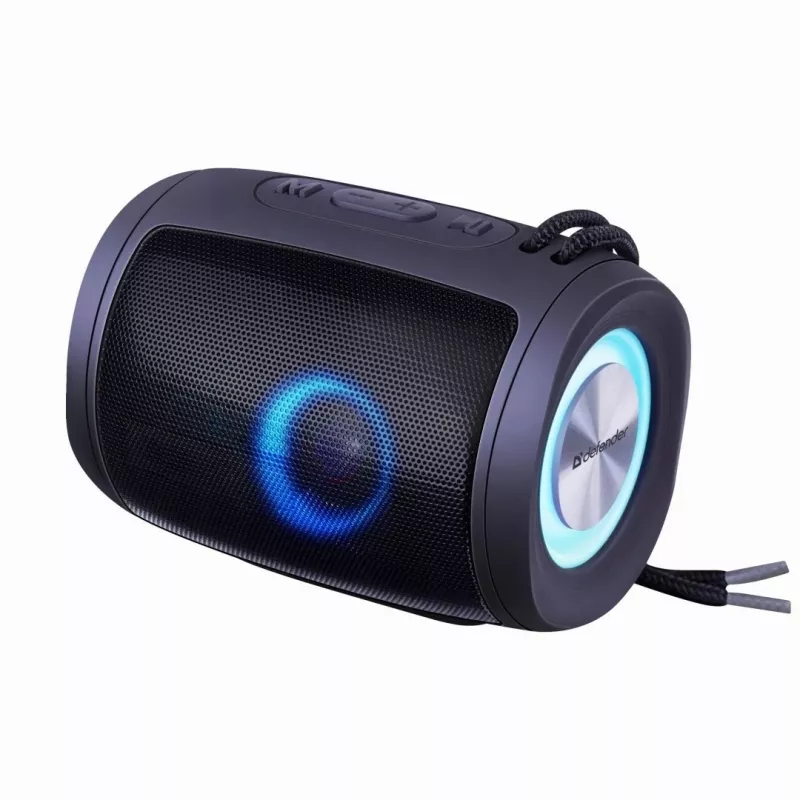 Tragbarer Bluetooth-Lautsprecher DEFENDER Ejoy S200 TWS 2.0, 5 W, Bluetooth 5.3, LED, 10 h Akkulaufzeit, eingebautes Mikrofon