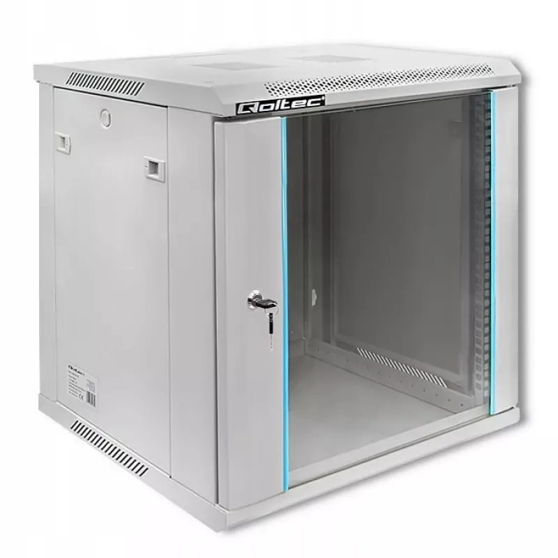 Rack-Schrank QOLTEC 19-Zoll 12U Modell 54485 — Netzwerk-/Servergehäuse
