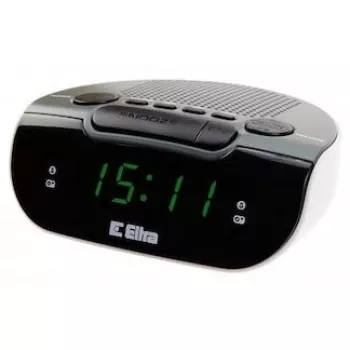 Radio Cu Ceas/alarma LED, Eltra, 127x53x98 Mm, Gri/White