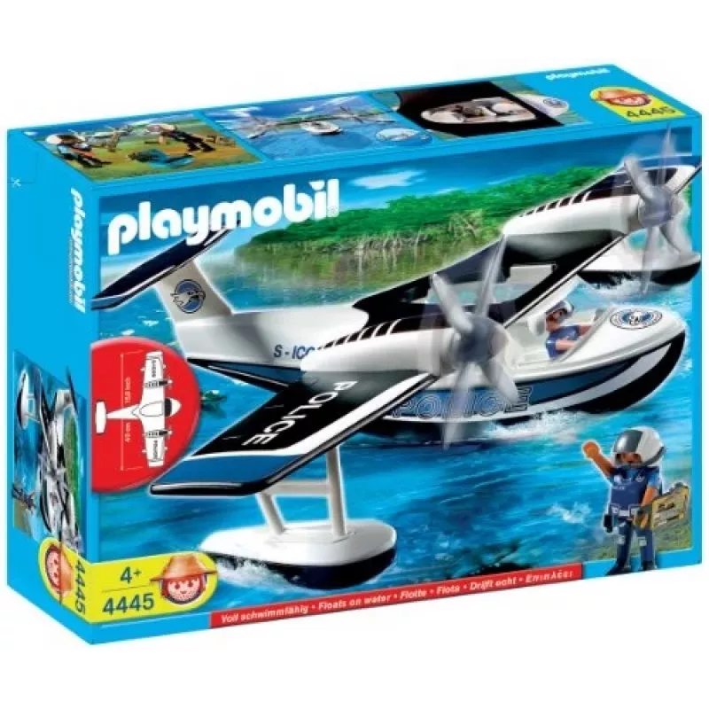 Figurenset City Action 4445 Polizei-Wasserflugzeug