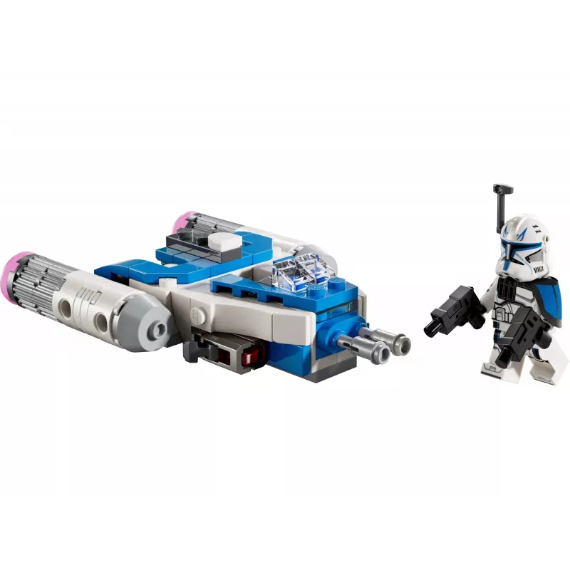 LEGO Star Wars Captain Rex Y-Wing Microfighter Sammlerstück – Das Klonkriege Raumschiff-Spielzeug mit einer Charakter-Minifigur für Jungen ab 6 Jahren