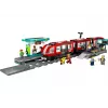 LEGO City Straßenbahn und Station Rollenspiel-Bauset für Kinder mit Spielzeug-Straßenbahn, Geschenk für Jungen und Mädchen ab 7 Jahren, die Fahrzeuge lieben
