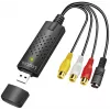 LogiLink USB 2.0 a/V Grabber. USB a/M Zu 3xCinch + MiniDIN5/F. Schwarz