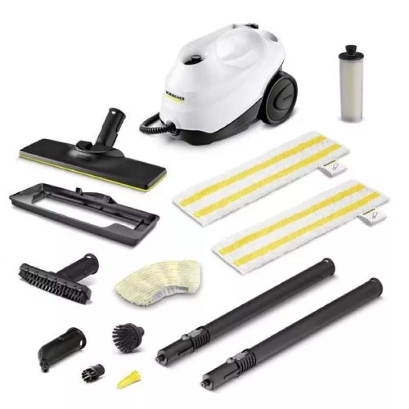 Dampfreiniger Kärcher SC 3 EasyFix Plus — 1 L Wassertank, 1900 W, 3,5 bar Dampfdruck, weiß