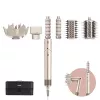 Shark FlexStyle 5-in-1 Air Styler & Haartrockner mit Auto-Wickel-Lockenwicklern, Flachbürste, Ovalbürste, Düsenaufsatz, Diffusor, Aufbewahrungstasche, ohne thermische Schäden