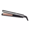 Glätteisen Remington S8598 Warm Schwarz Grau — Keramikplatten 11 cm, 5 Heizstufen, 160–230 °C, 3 m Kabel, Tragetasche
