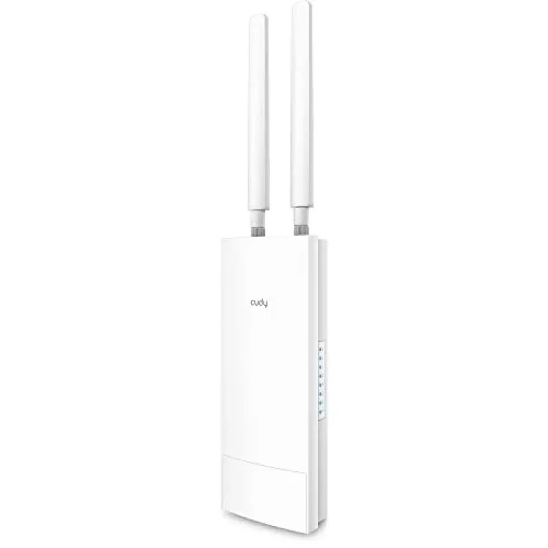 Access Point Cudy AP1300 Outdoor — Dualband 2,4/5 GHz, 300/867 Mbit/s, IP65, PoE, 2 externe RP‑SMA-Antennen