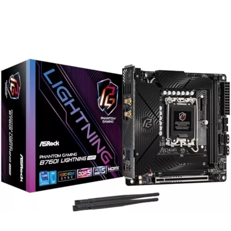 ASRock B760I Lightning WiFi DDR5 Mini-ITX LGA1700 Motherboard