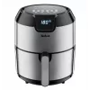 Tefal Easy Fry EY401D Single 4,2 L Stand-alone 1500 W Heißluftfritteuse Schwarz, Edelstahl