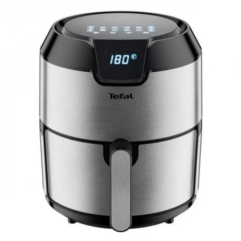 Tefal Easy Fry EY401D Single 4,2 L Stand-alone 1500 W Heißluftfritteuse Schwarz, Edelstahl