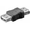 Microconnect USBAFAF Kabeladapter USB A Schwarz