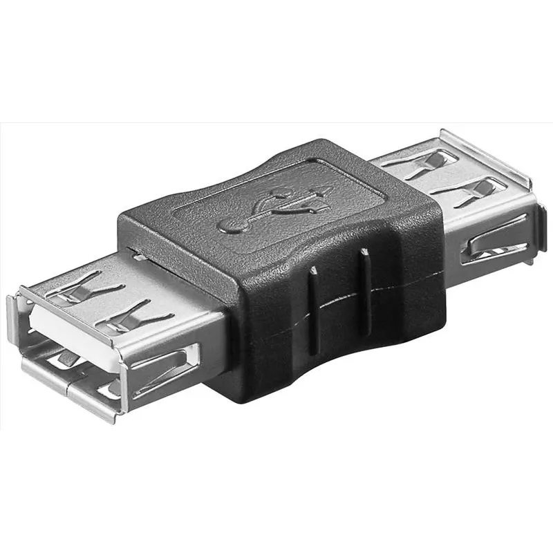 Microconnect USBAFAF Kabeladapter USB A Schwarz