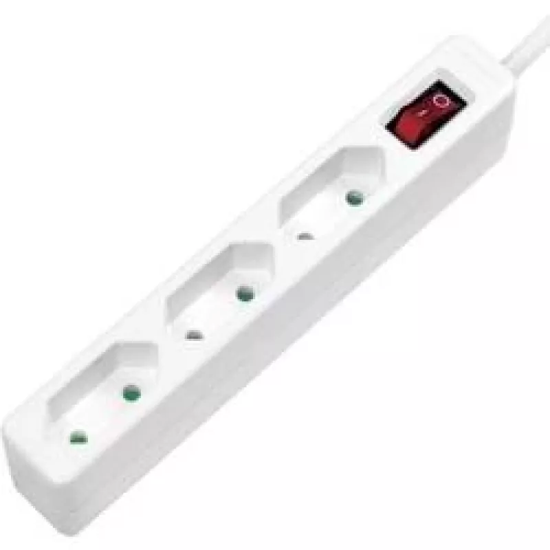 Power Extension LogiLink LPS230 1,5 m 3 AC-Ausgänge Innenbereich Weiß