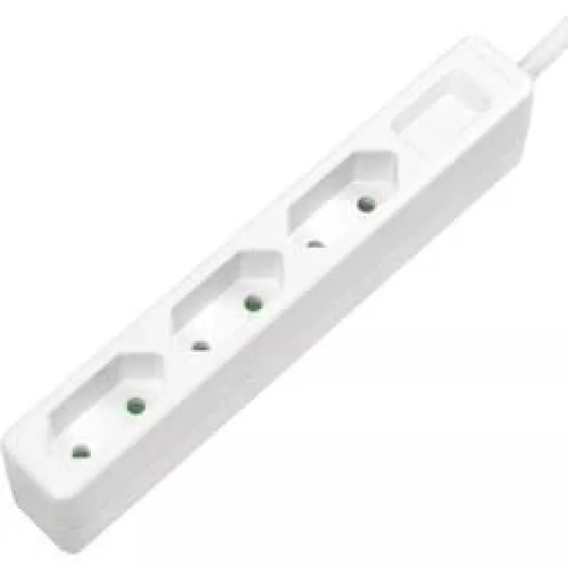 Stromverlängerung LogiLink LPS229 1,5 m 3 AC-Ausgänge Innenbereich Weiß