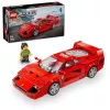 LEGO Speed Champions Ferrari F40 Supercar – baubares Fahrzeug-Spielzeugauto für Jungen und Mädchen ab 9 Jahren mit Fahrer-Minifigur, Kinderzimmer-Deko