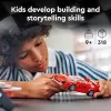 LEGO Speed Champions Ferrari F40 Supercar – baubares Fahrzeug-Spielzeugauto für Jungen und Mädchen ab 9 Jahren mit Fahrer-Minifigur, Kinderzimmer-Deko
