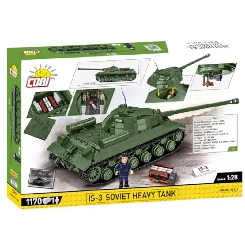 COBI Historical Collection WWII Is-3 sowjetischer schwerer Panzer