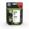 HP 304 2er-Pack Schwarz/Dreifarbig Original Tintenpatronen