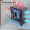 Antec 0-761345-10133-2 Computergehäuse Midi Tower Schwarz Holz
