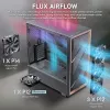 Antec 0-761345-10133-2 Computergehäuse Midi Tower Schwarz Holz
